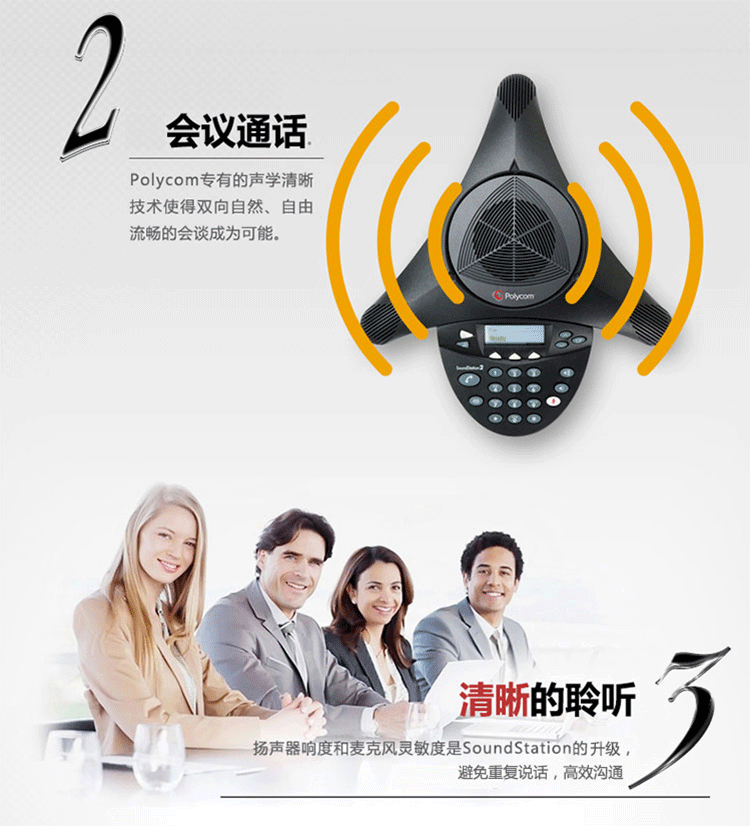 宝利通Polycom SoundStation 2W标准型